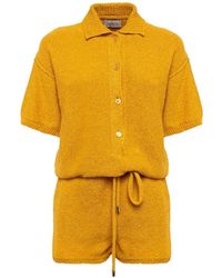 Laneus - Mono Corto Con Botones - Lyst