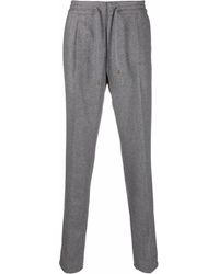 Brunello Cucinelli - Pantalones con pliegues y cordones - Lyst