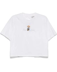Musium Div. - Logo-Embroidered T-Shirt - Lyst