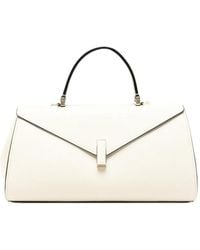 Valextra - Iside Leather Tote Bag - Lyst