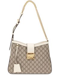 Gucci - Medium Padlock Gg Shoulder Bag - Lyst