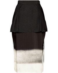 Maison Margiela - Trompe L`oeil Skirt Clothing - Lyst