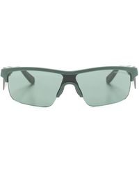 Emporio Armani - Shield-Frame Sunglasses - Lyst