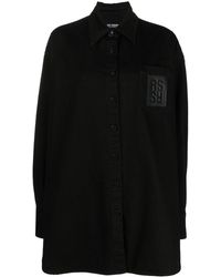 Raf Simons Oversized Solemn-x Denim Jacket in Black | Lyst