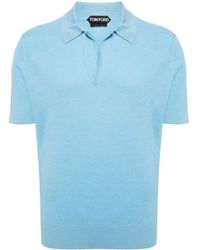 Tom Ford - Knitted Short-sleeve Polo Shirt - Lyst