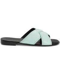 Giuseppe Zanotti - Flavio Leather Sandals - Lyst