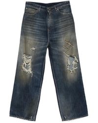 Vetements - Distressed Ripped Jeans - Lyst