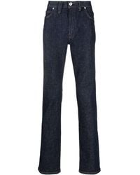 Brioni - Straight-Leg-Jeans mit Logo-Patch - Lyst