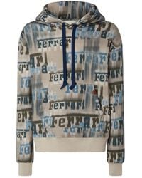 Ferrari - Felpa Con Cappuccio E Logo - Lyst