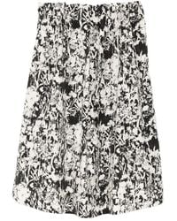 JNBY - Floral-Print Bandeau Skirt - Lyst