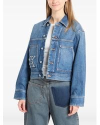 Calvin Klein - Workwear Logo-Appliqué Denim Jacket - Lyst