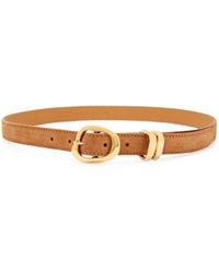 Amanu - The Tugela Suede Buckle-Fastening Belt - Lyst