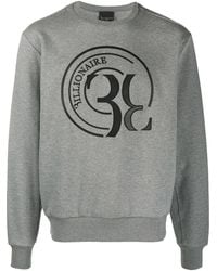 Billionaire - Logo Print Sweatshirt - Lyst