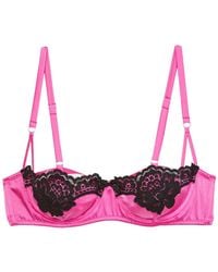 Fleur du Mal - All About Eve Balconette Bra - Lyst