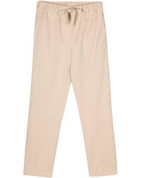 Semicouture - Elasticated-waistband Cotton Trousers - Lyst