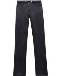 Courreges - Reedition Vinyl Straight-Leg Trousers - Lyst