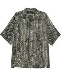 Ziggy Chen - Hemd Mit Print - Lyst