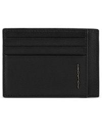 Piquadro - Leather Card Holder - Lyst