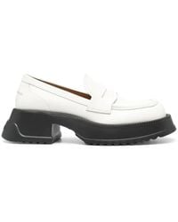 Marni - Two-Tone Leather Loafers - Lyst