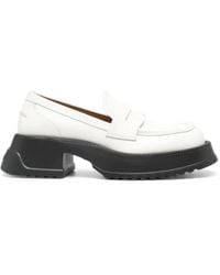 Marni - Two-Tone Leather Loafers - Lyst