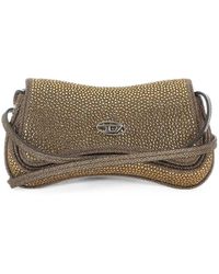 DIESEL - Small Crystal-Embellished Shoulder Bag - Lyst