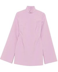 Solace London - Funnel-neck Mini Dress - Lyst