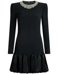 Jenny Packham - Countessa Crystal-Embellished Puff-Hem Dress - Lyst