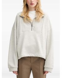 Gestuz - Gznormi Half-Zip Funnel-Neck Sweatshirt - Lyst