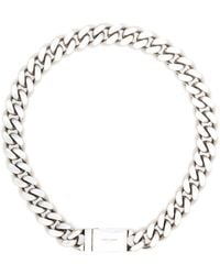 Saint Laurent - Chain-detail Necklace - Lyst
