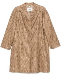 Fendi - Jas Met Ff-Print - Lyst
