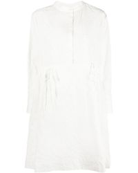 See By Chloé - Embroidered Long-sleeve Shirt Dress - Lyst