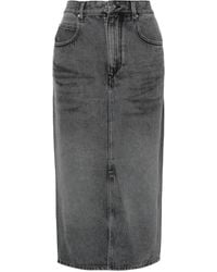 Isabel Marant - Gonna Tilauria Midi Denim - Lyst