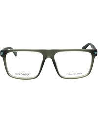 Calvin Klein - Rectangle-Frame Glasses - Lyst