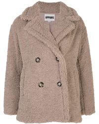 Apparis Faux Fur Coat - Multicolor