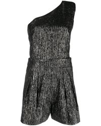 IRO - Iliana Lurex One-Shoulder Playsuit - Lyst