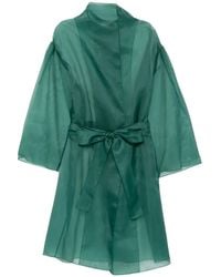 Antonelli - Gustav Sheer Belted Jacket - Lyst