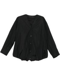 JNBY - V-Neck Blouse - Lyst