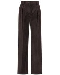 Antonelli - Pleated Straight-Leg Trousers - Lyst