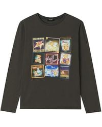 we11done - Teddy Graphic-Print Long-Sleeve T-Shirt - Lyst