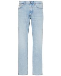 Calvin Klein - Slim-Fit Logo-Patch Jeans - Lyst