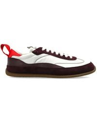 McQueen - Ec1 Panelled Lace-Up Sneakers - Lyst