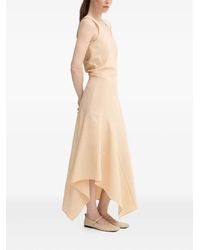 Aeron - Asymmetrische Jurk Met Diepe Ronde Hals - Lyst