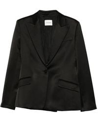 ANDAMANE - Blazer À Simple Boutonnage - Lyst