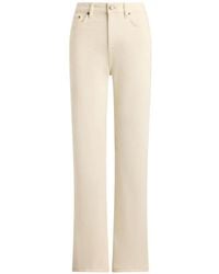 Ralph Lauren - High-Rise Straight-Leg Jeans - Lyst