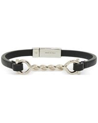 Ferragamo - Bracelet En Cuir Gancini (20 Cm) - Lyst