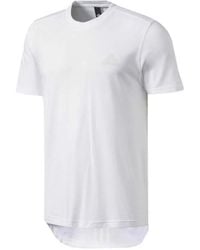 adidas - Essentials Droptail 3-Stripe T-Shirt - Lyst