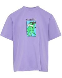 vowels - Cherub Graphic-Print T-Shirt - Lyst