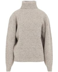 Co. - Pull Côtelé À L Roulé - Lyst