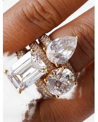 Izabel Display - Mega Drop Pavé Ring - Lyst