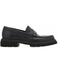 Ferragamo - Penny Loafer With Chunky Tread - Lyst